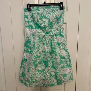 Lilly Pulitzer strapless dress